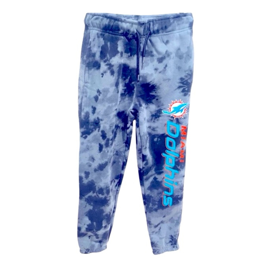 0352 NEW KIDS OFFICIAL NFL Miami Dolphins Tie Dye Sweatpants Joggers